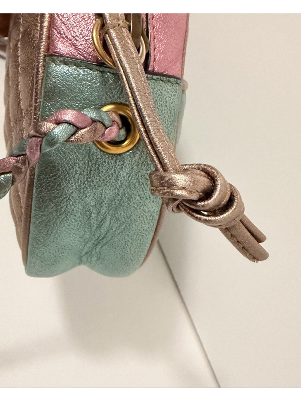 Authentic Gucci Trapuntata Mini Multicoloured Crossbody | Leather Bag - Picture 8 of 15